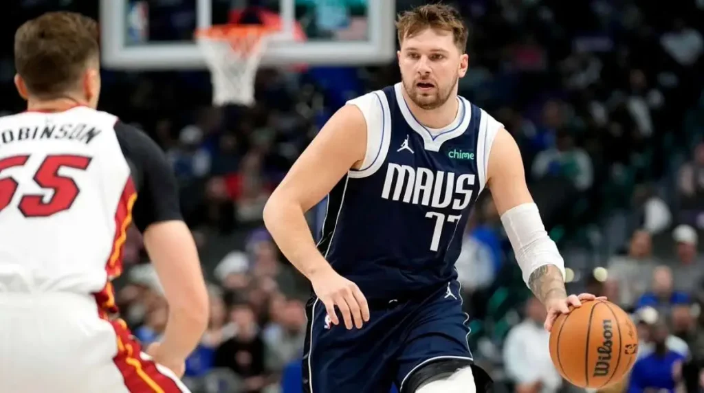 Luka Doncic is the representative for the Dallas Mavericks