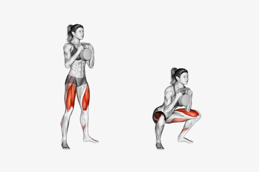 Goblet Squat with Dumbbell