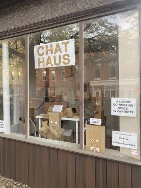 Chatbots in Cardboard Co-Working Space