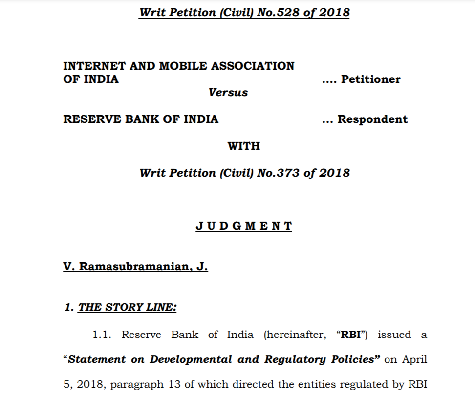 crypto regulation India