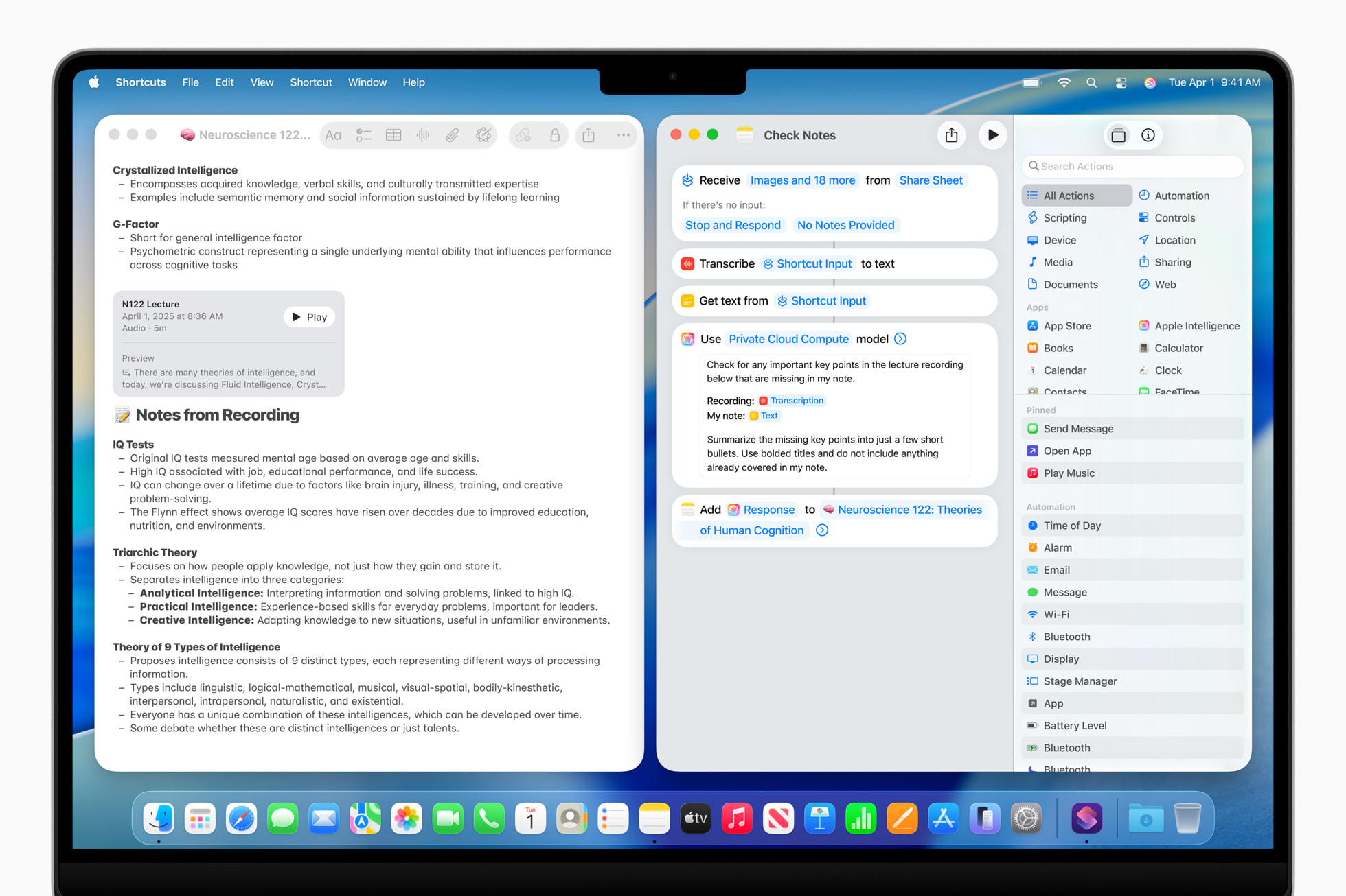 Apple AI Shortcuts application showcasing AI-powered Shortcuts app innovations at WWDC 2025
