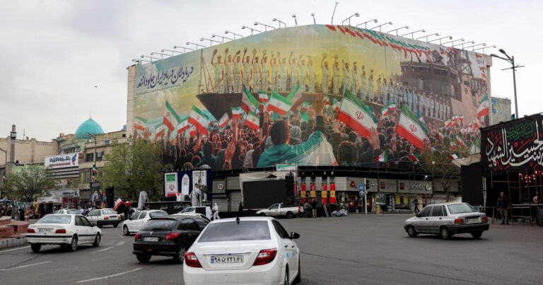 Tehran Enghelab Square during the US-Israel war on Iran, March 2026