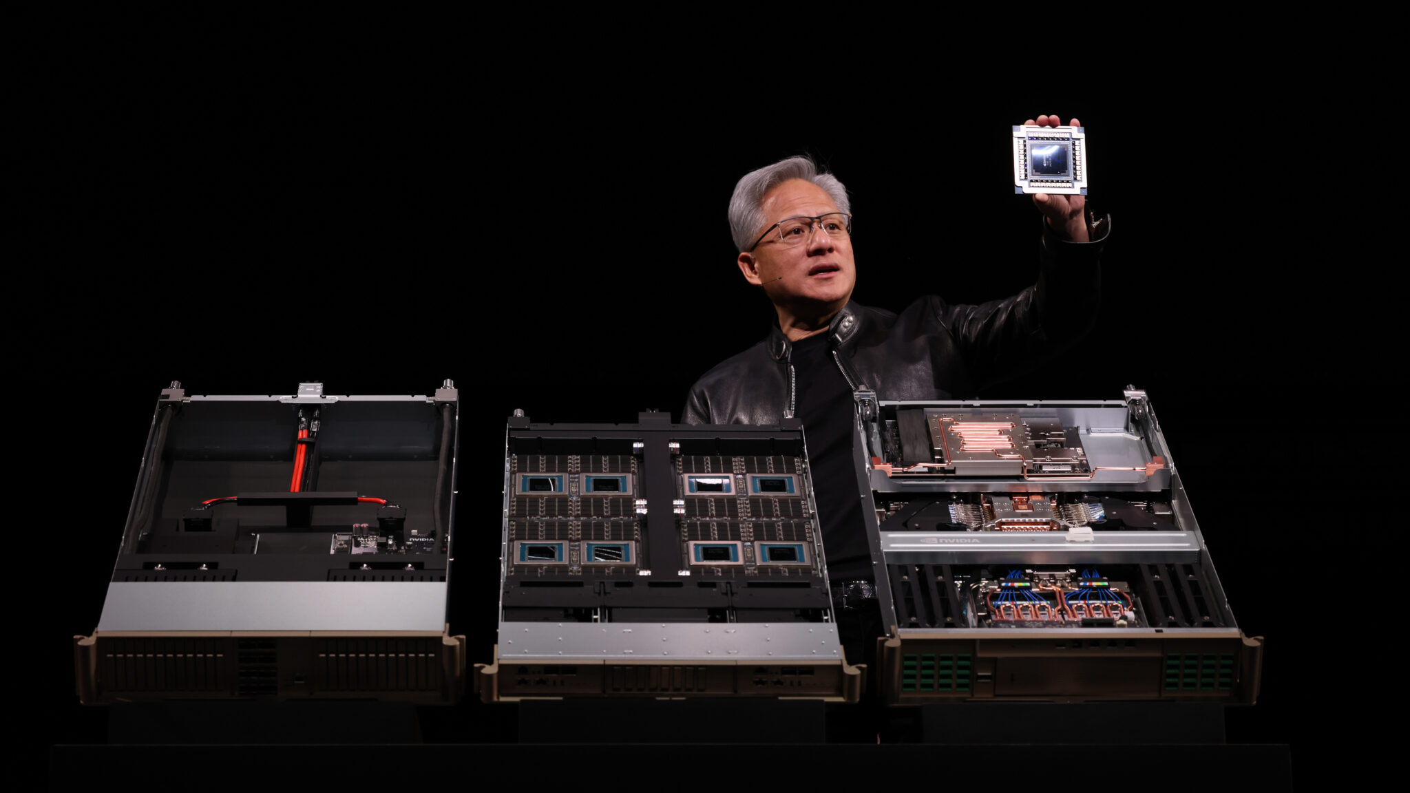 Nvidia GTC 2026 keynote stage with Jensen Huang and enterprise AI announcements